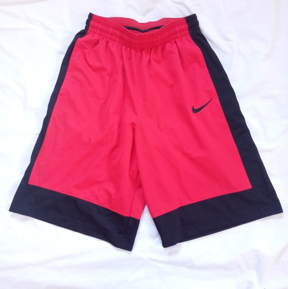 Nike Dri Fit Red and Black Basketball Shorts - Med - Picture 3 of 3